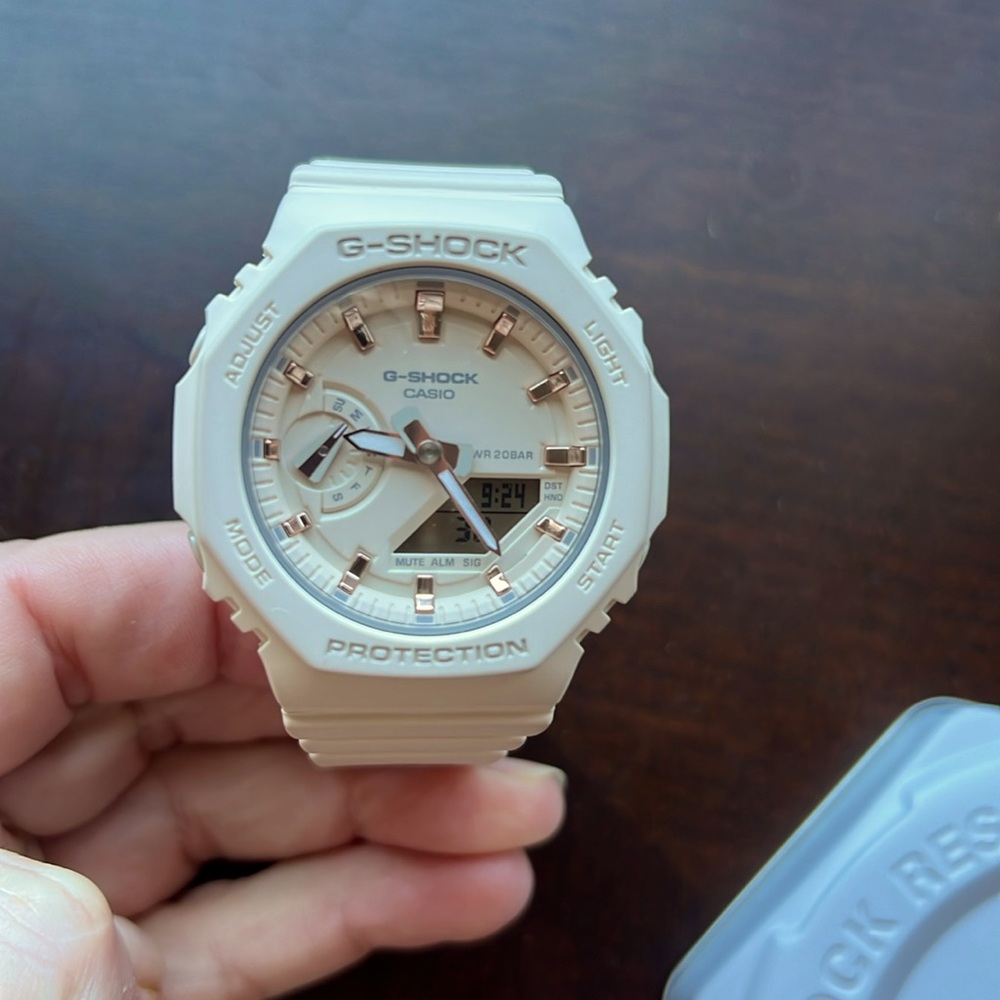 Rose Gold G-Shock Watch